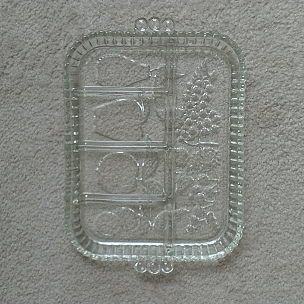 vantage Crystal platter very pretty